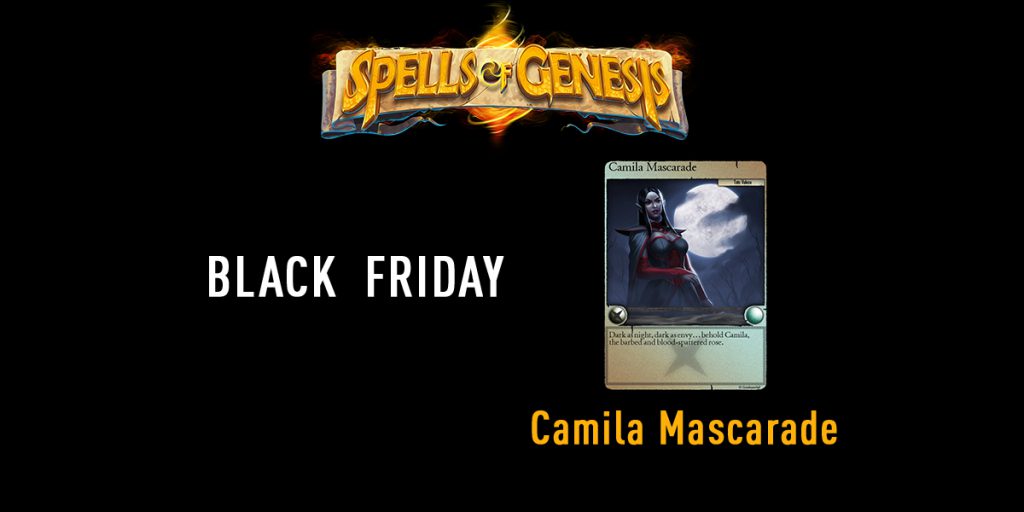 Black Friday Camila Mascarade blockchain card spells of genesis 