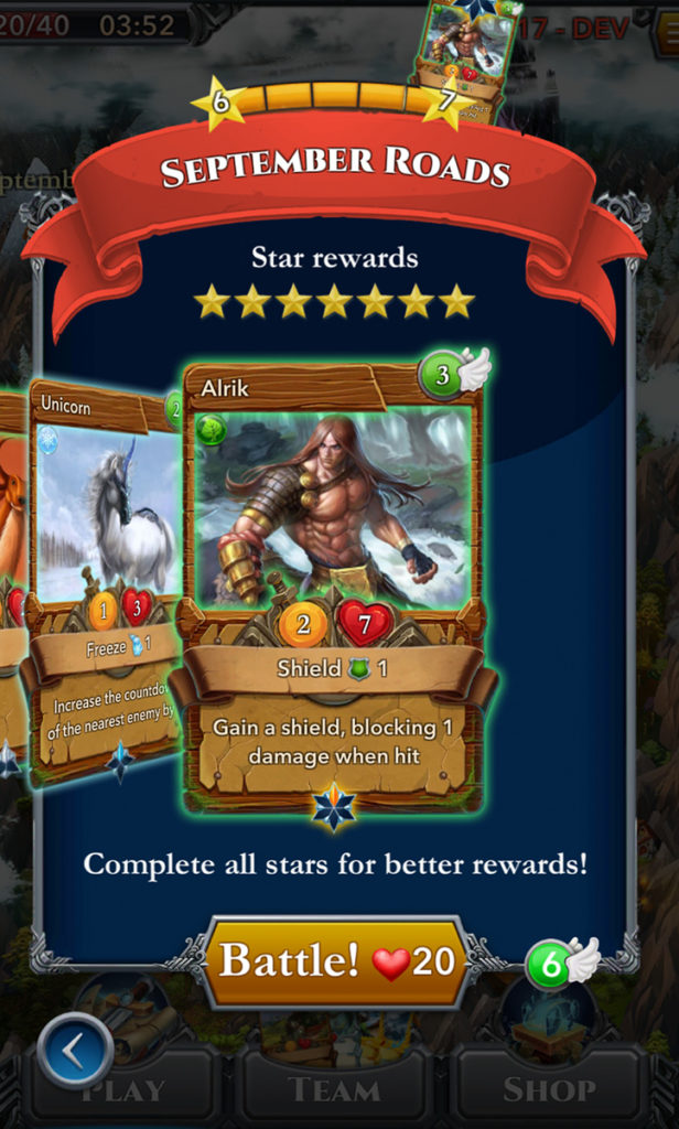 Alrik legendary card in spells of genesis
