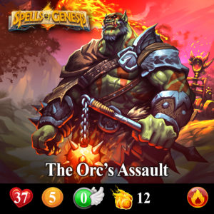 The Orc's Assault spells of genesis card